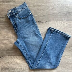 Madewell | Mid Rise Kick Out Jeans | Custom ‘Nashville’ Embroidery | Size 27